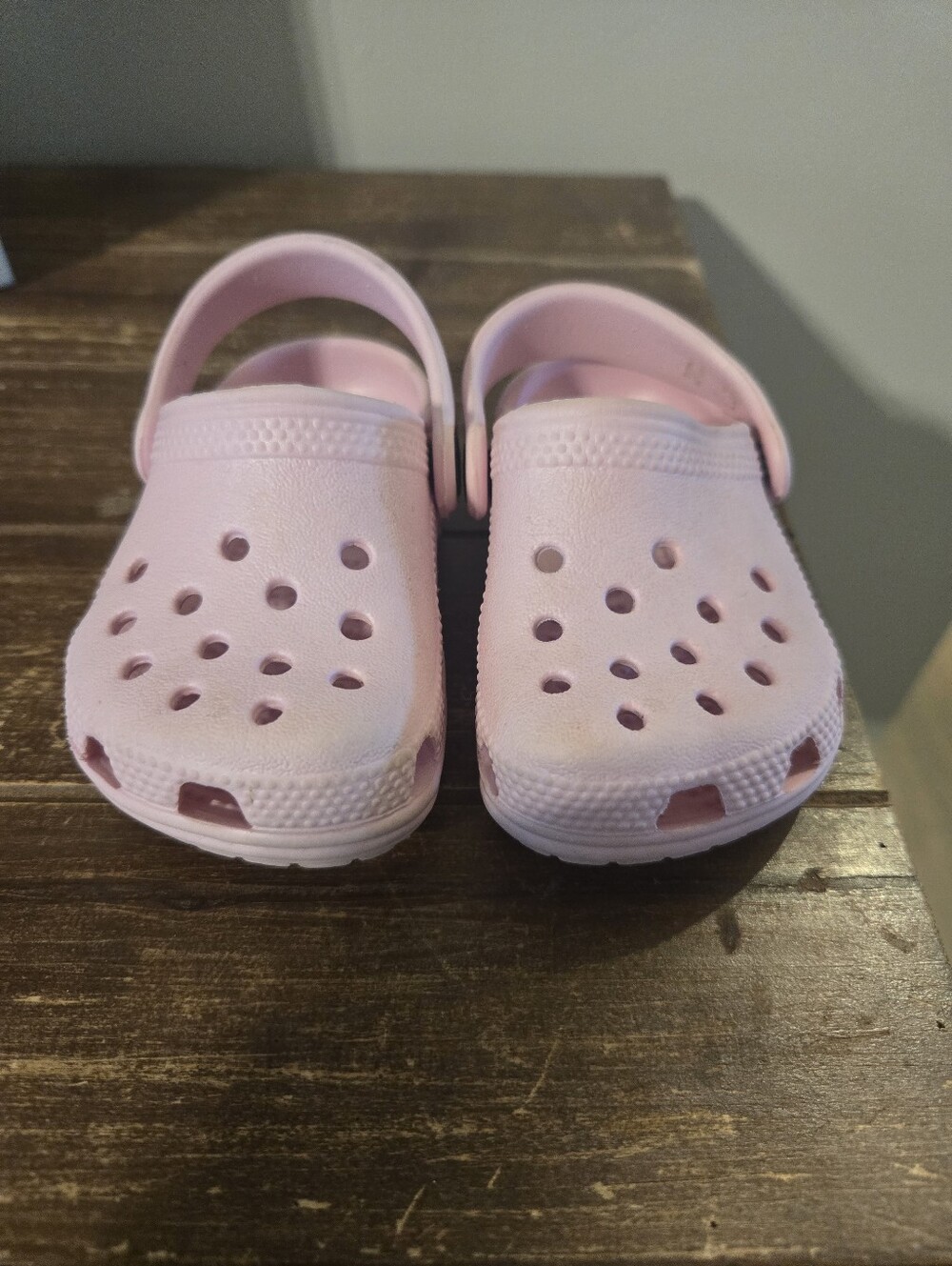 Crocs Pink Baby Clogs Size 2/3